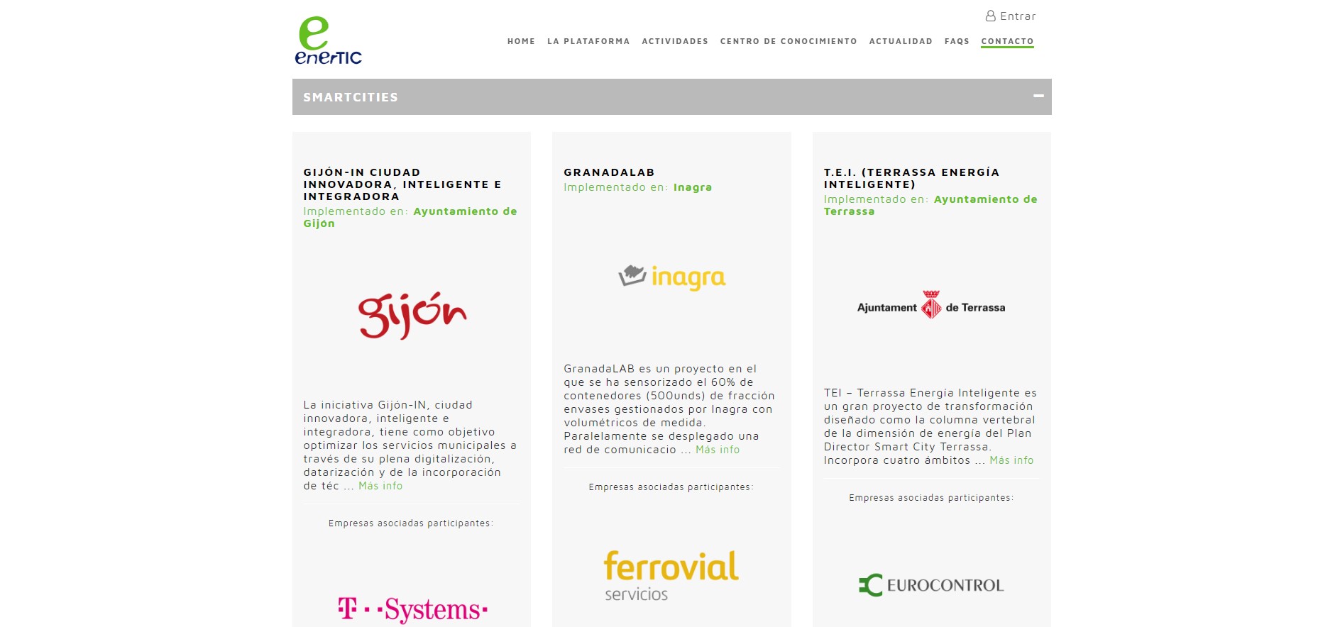 Gijón SmartCities participa en enerTIC awards