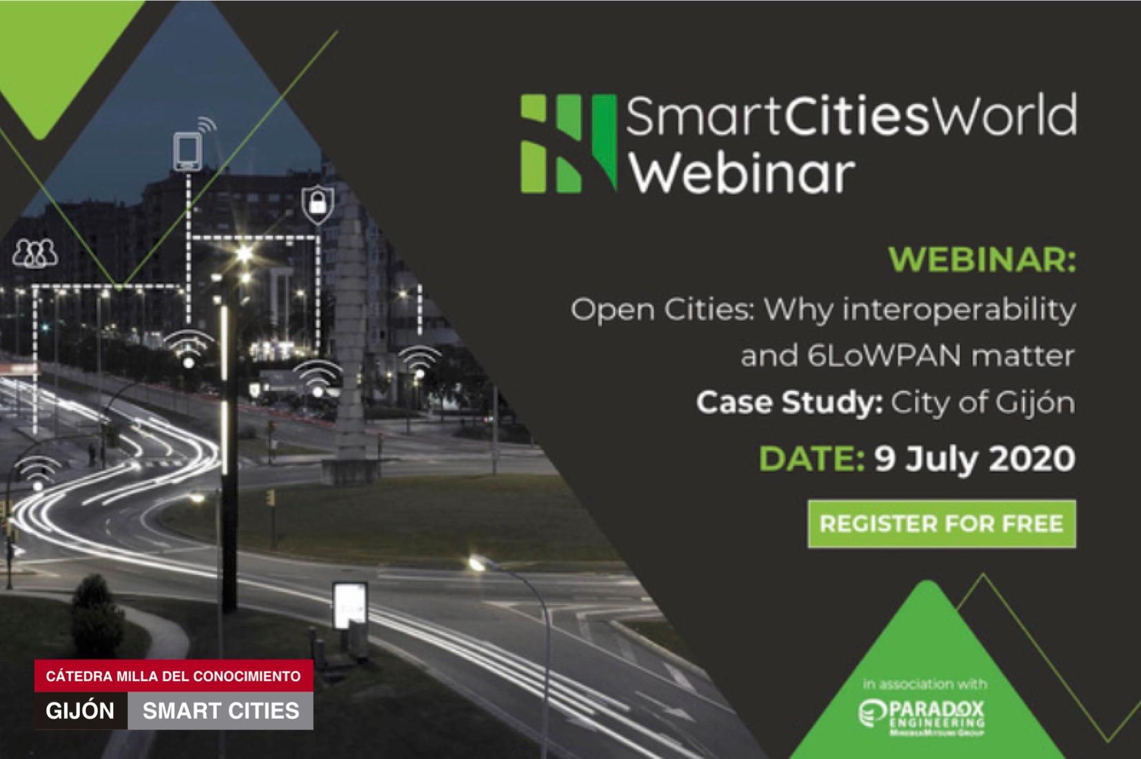 Webinar | «OpenCities: Why interoperability and 6LowPan matter»